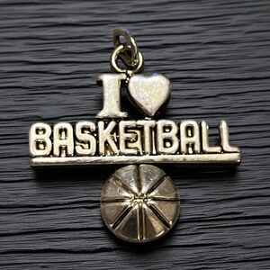 Silver Basketball Pendant Signed “Best”